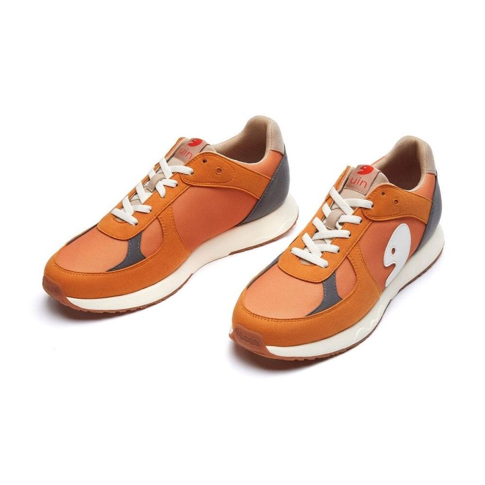 UIN Men's Travel Walking Shoes Casual Sneaker (La Coruna 1 - Amber)